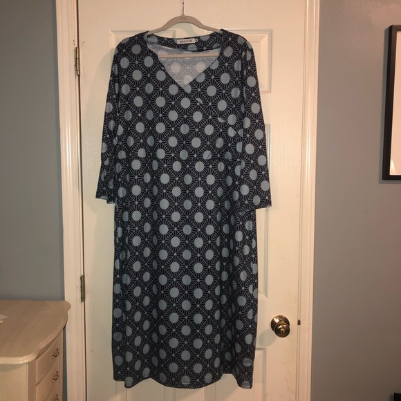 Geometric Print Mislook Dress Sz 3X for Work & Play! - Picture 1 of 3